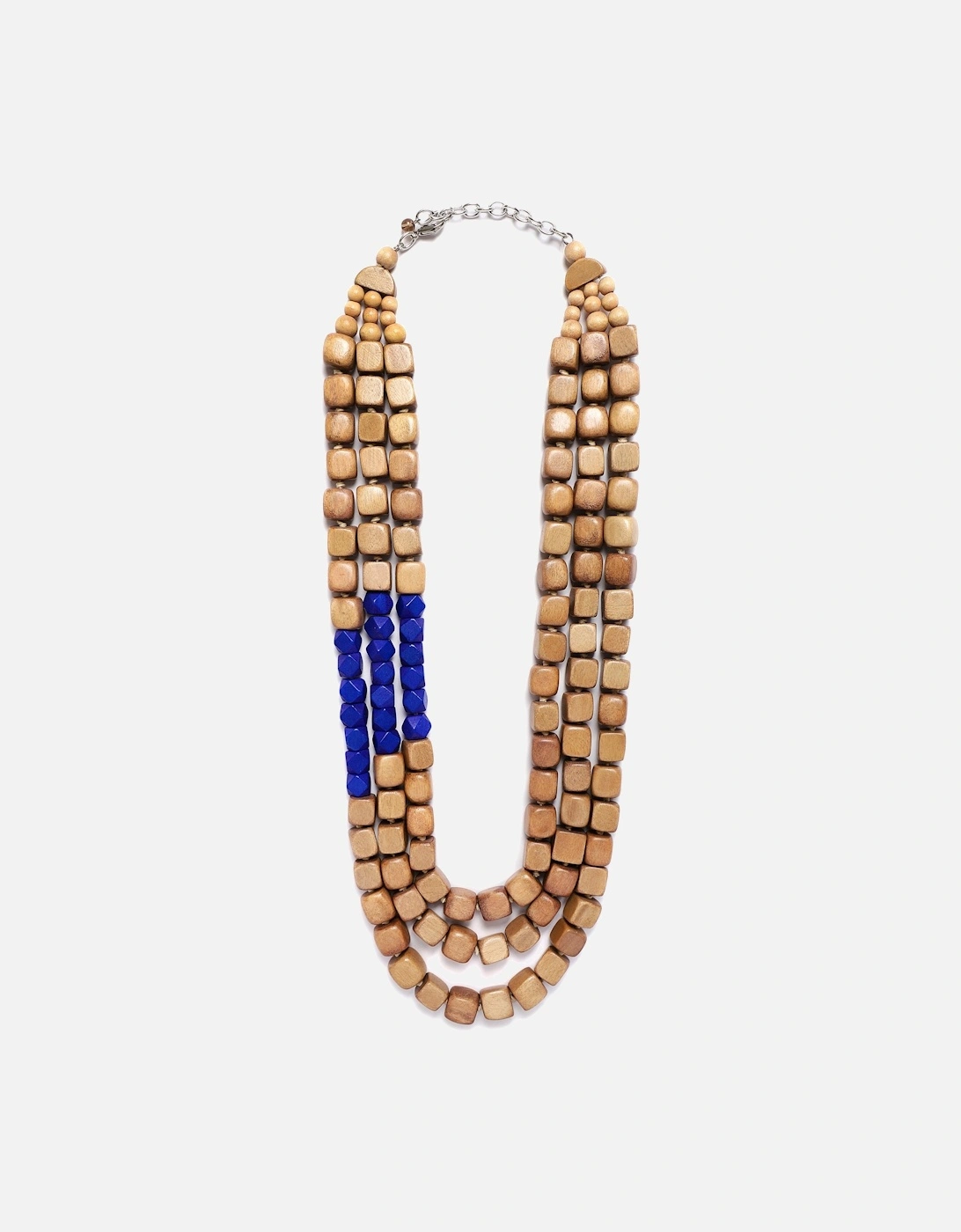 Square Beaded Wooden Necklace, 5 of 4
