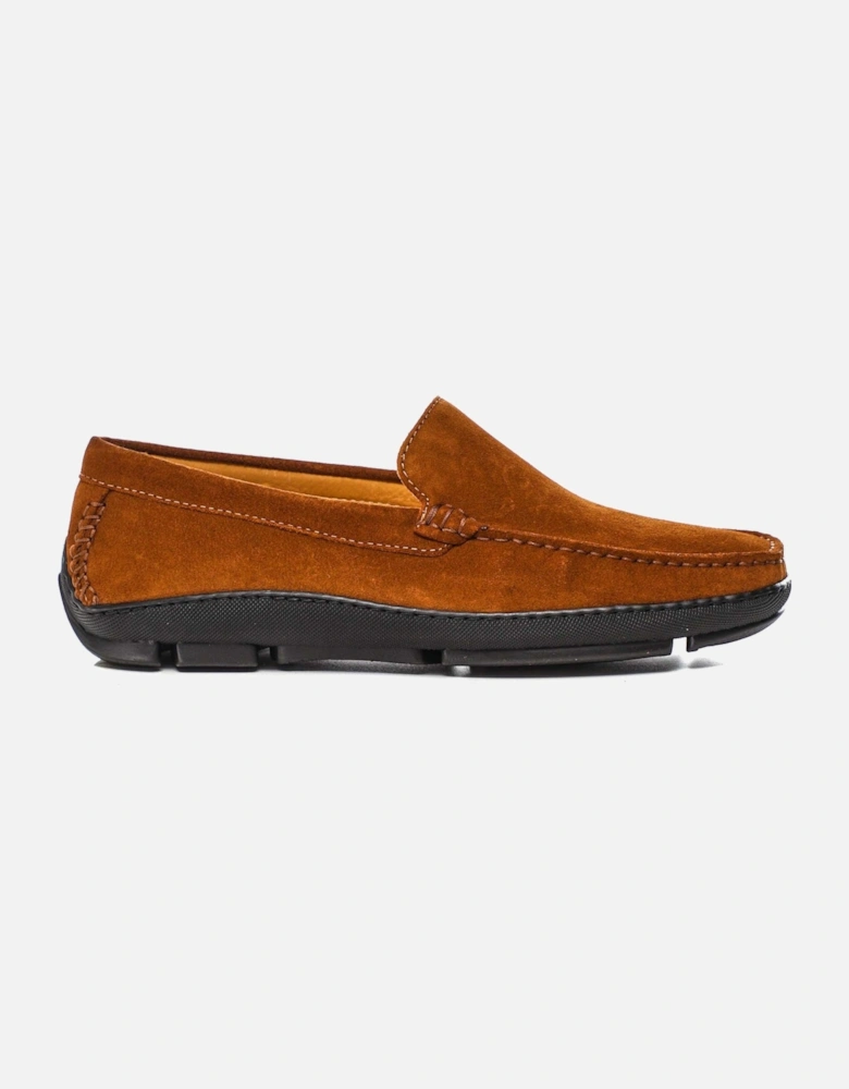 Suede Driving Loafers