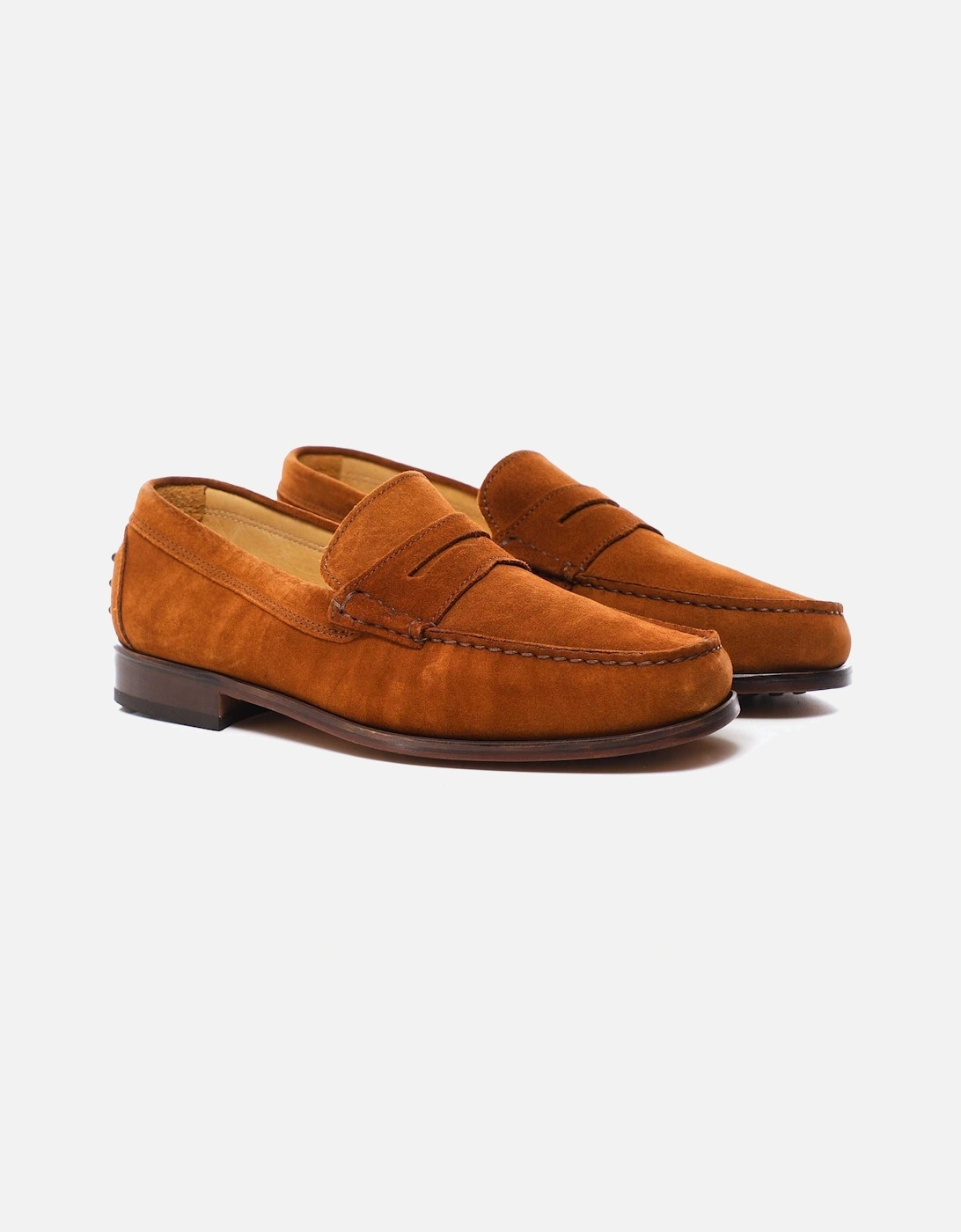 Suede Penny Loafers, 7 of 6