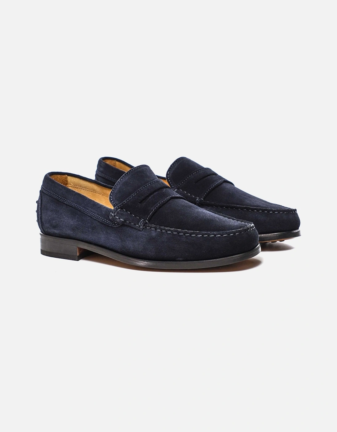 Suede Penny Loafers, 7 of 6