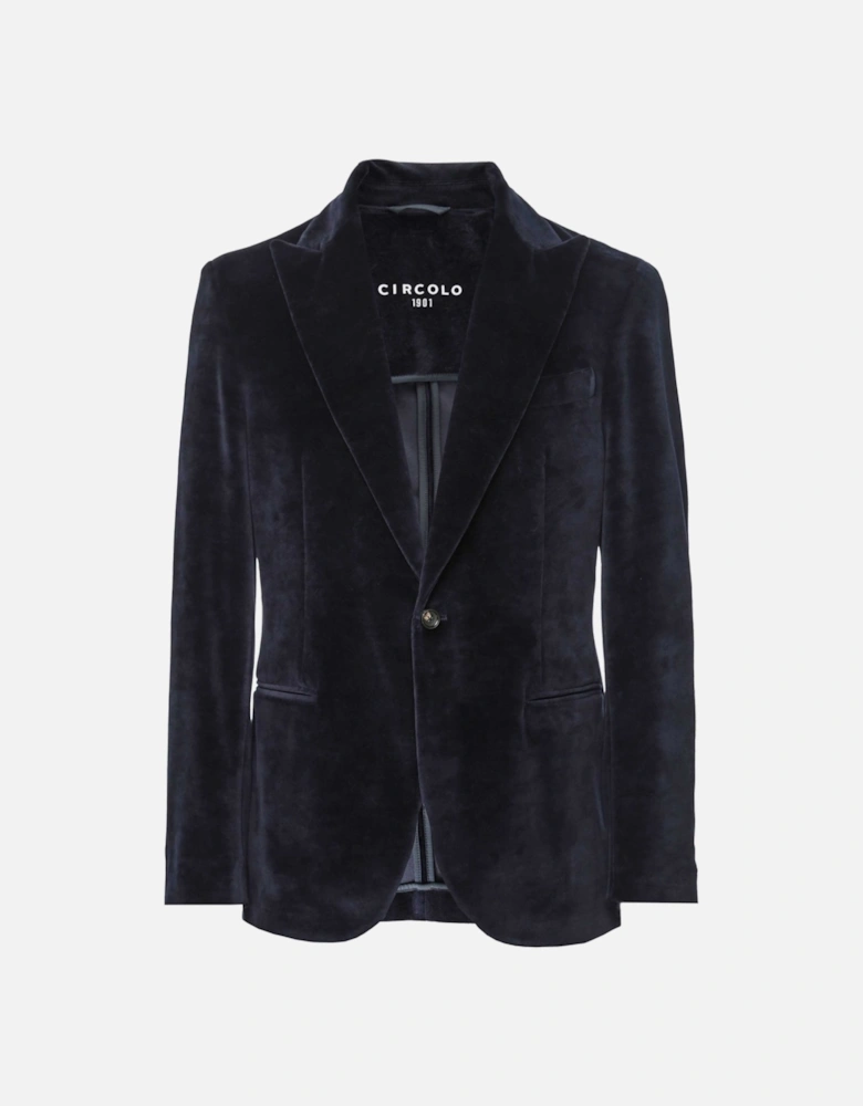 Slim Fit Velvet Jacket