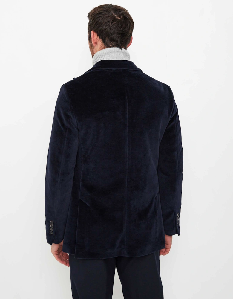 Slim Fit Velvet Jacket