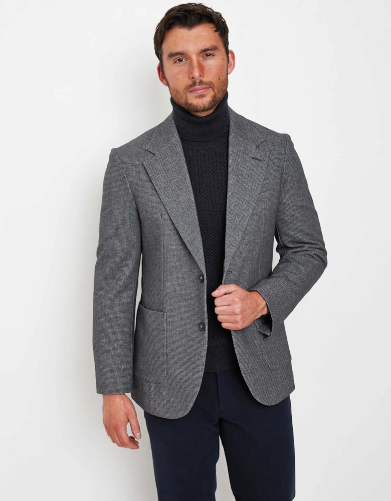 Slim Fit Check Jacket