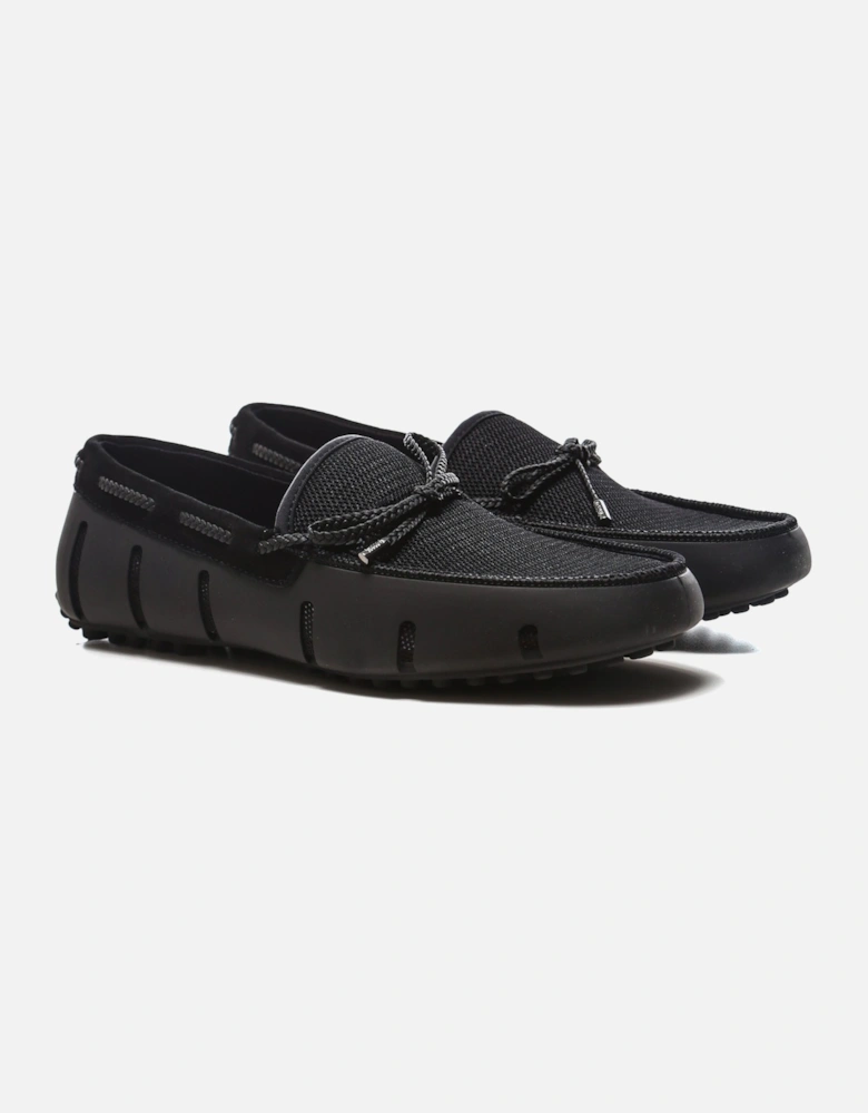 Braided Lace Driver Loafers