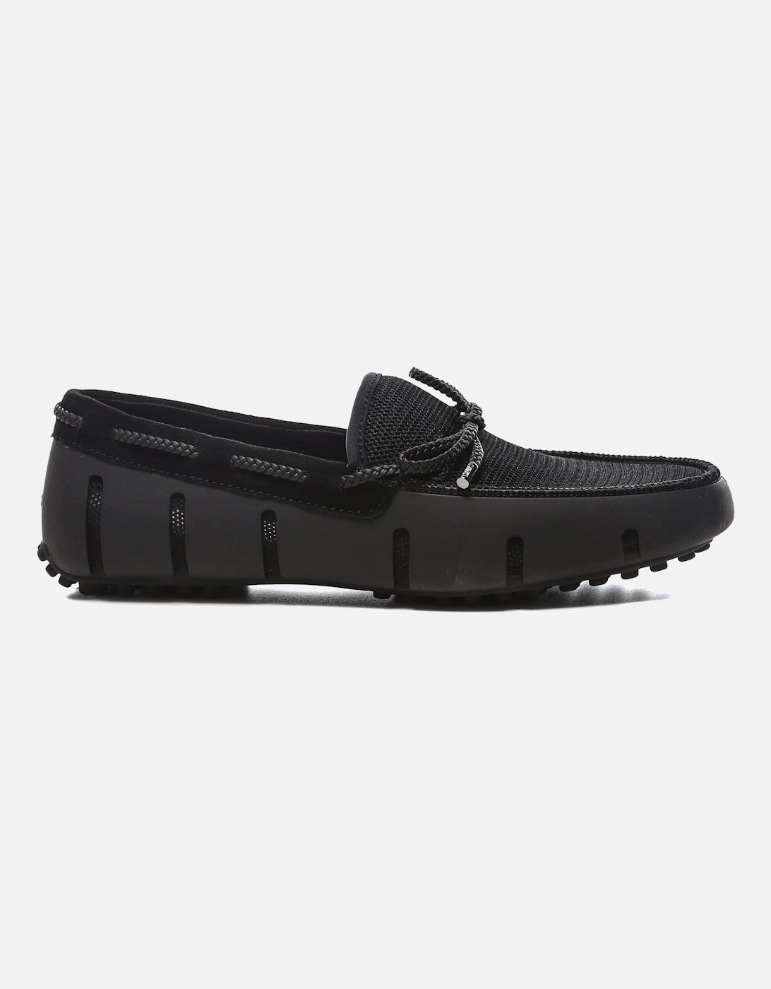 Braided Lace Driver Loafers
