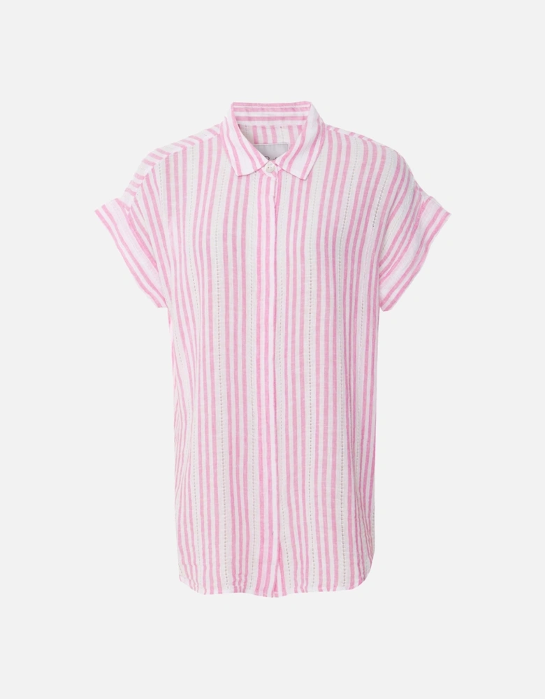 Jamie Linen Mix Stripe Shirt