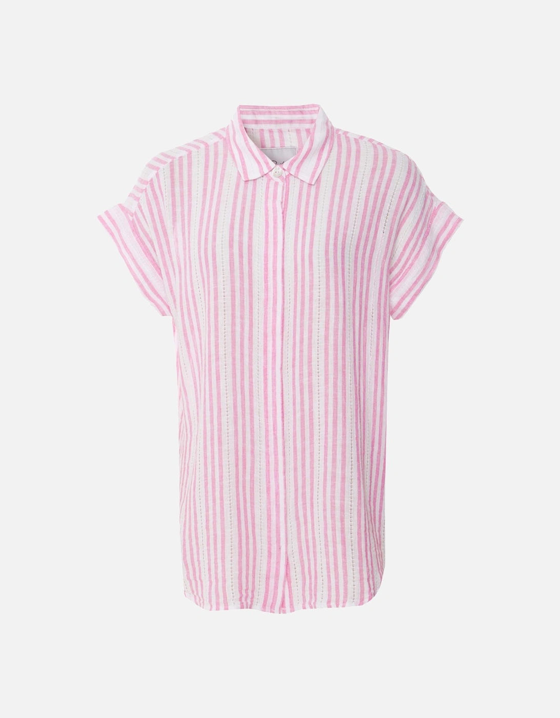 Jamie Linen Mix Stripe Shirt, 5 of 4