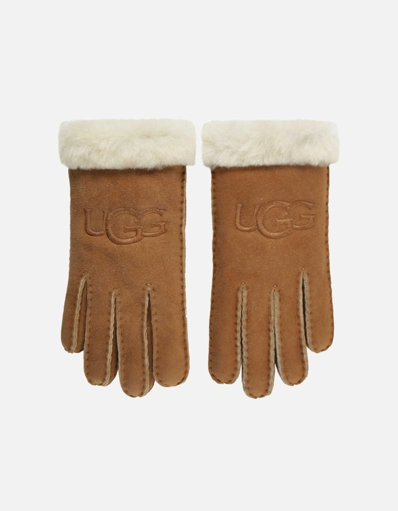 Sheepskin Embroidered Gloves