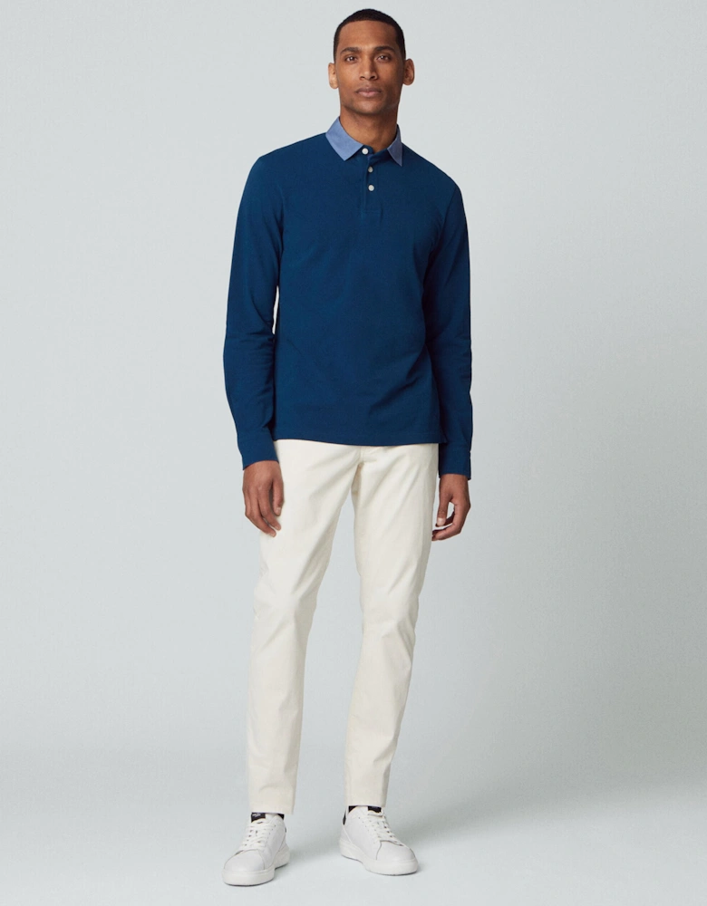 Straight Fit Five Pocket Trousers
