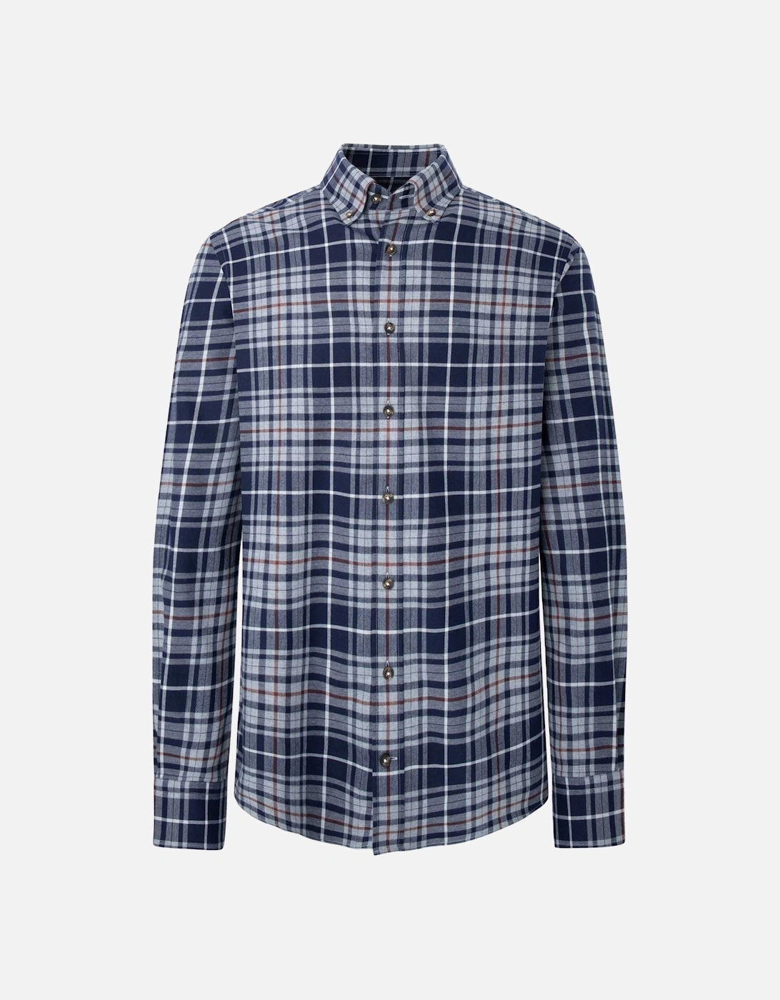 Slim Fit Flannel Check Shirt, 2 of 1