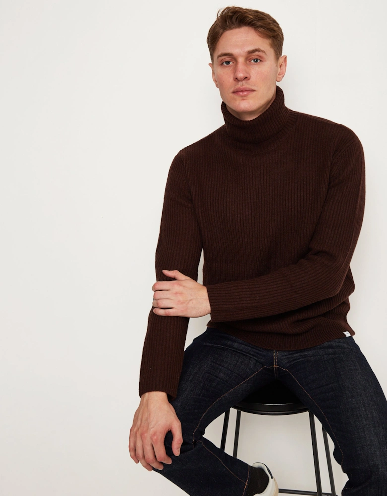 Merino Roll Neck Eddie Jumper