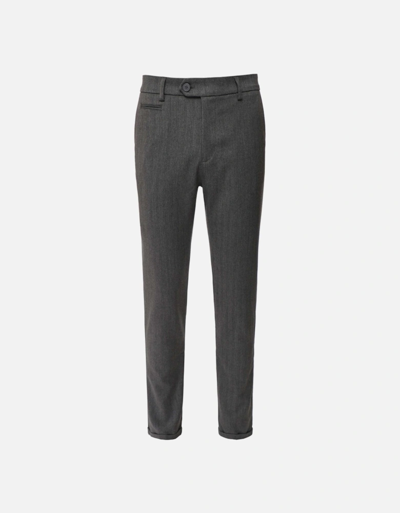 Slim Fit Herringbone Como Trousers