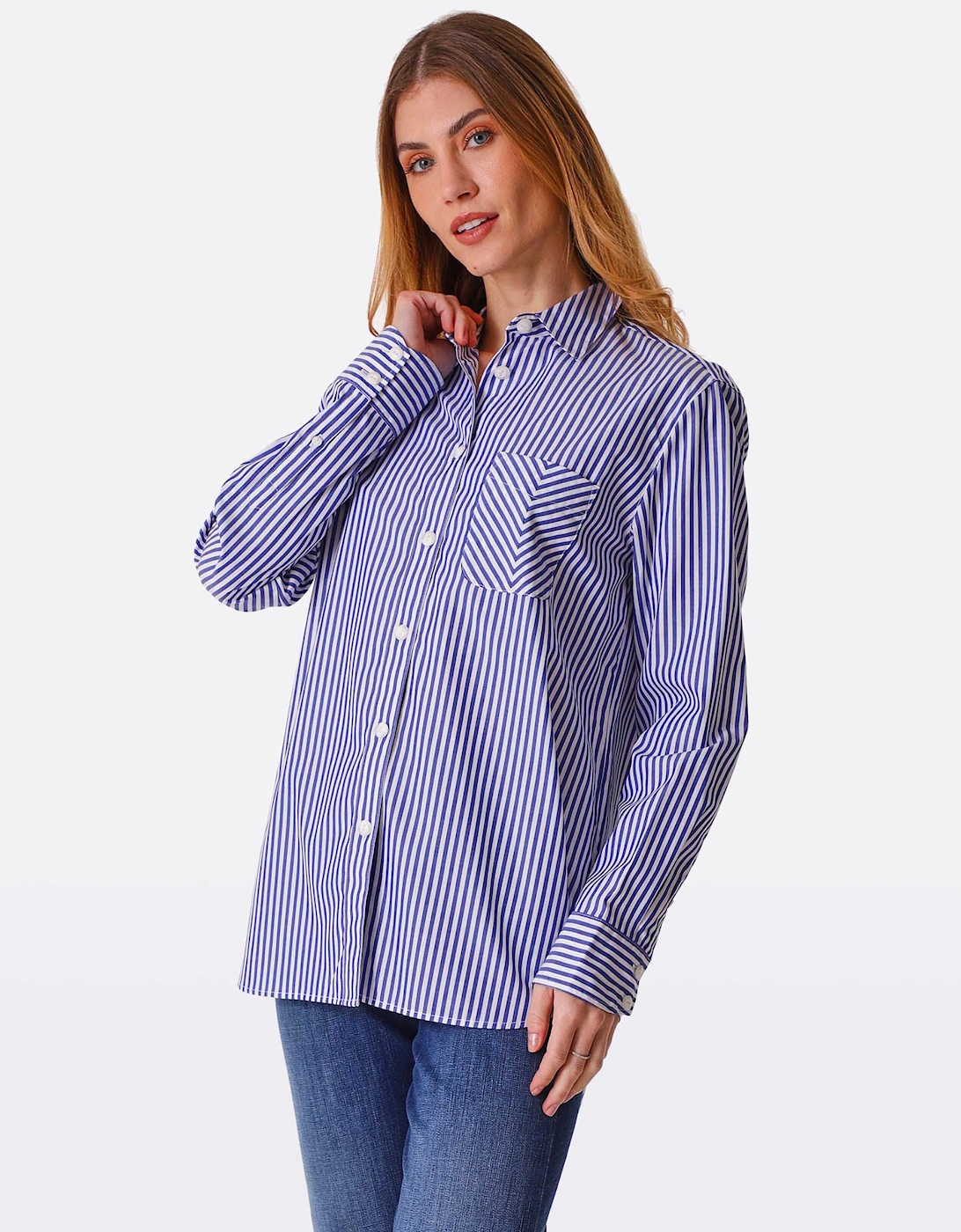 Maxine Cotton Stripe Shirt