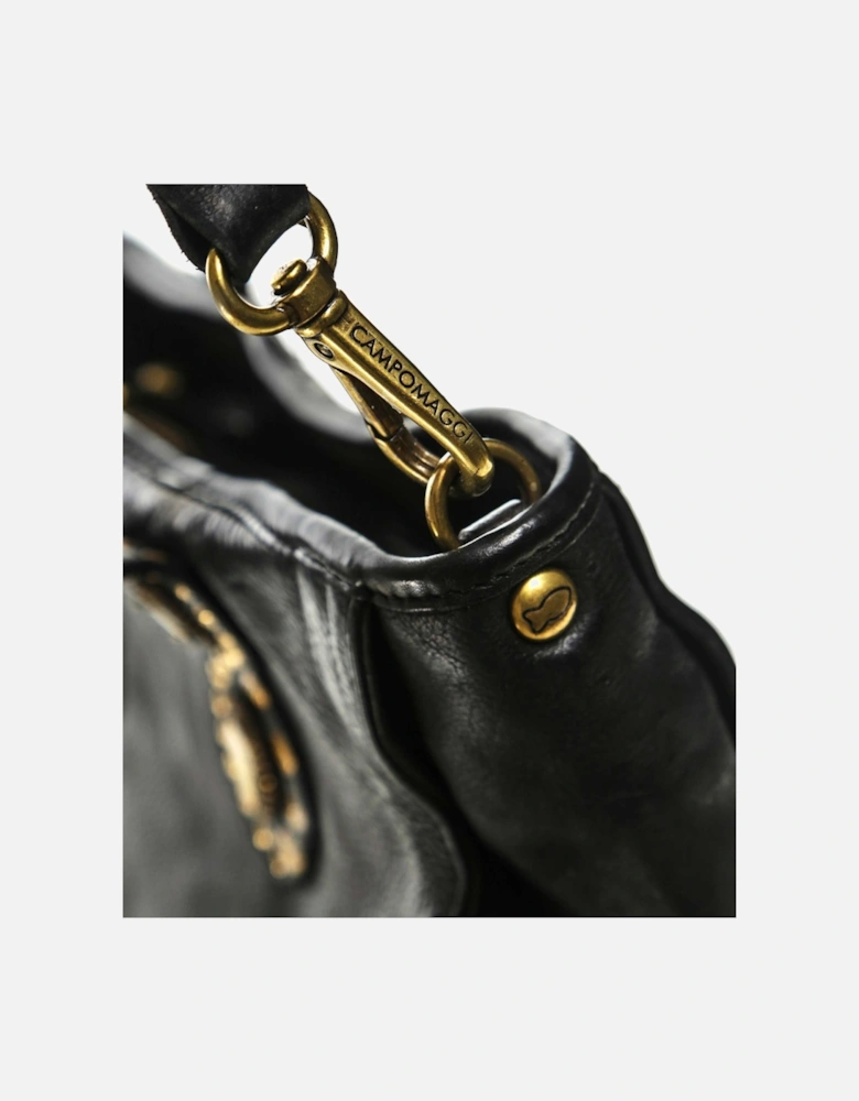 Leather Studded Shopper Bag