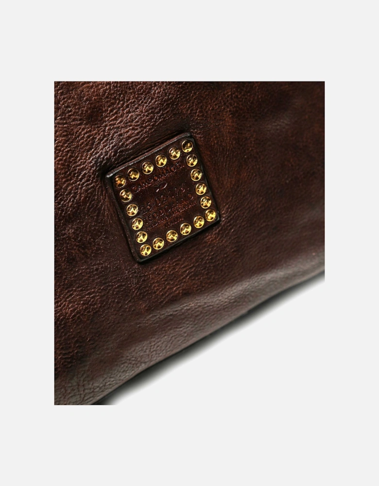 Leather Studded Shopper Bag