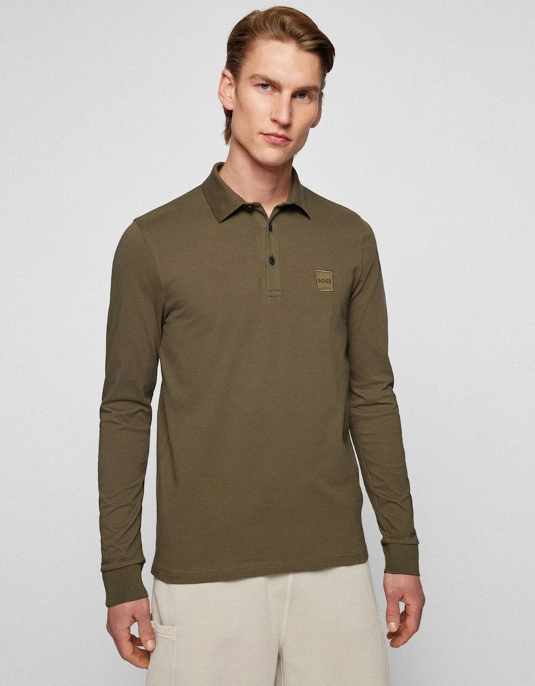 Slim Fit Long Sleeve Passerby Polo Shirt