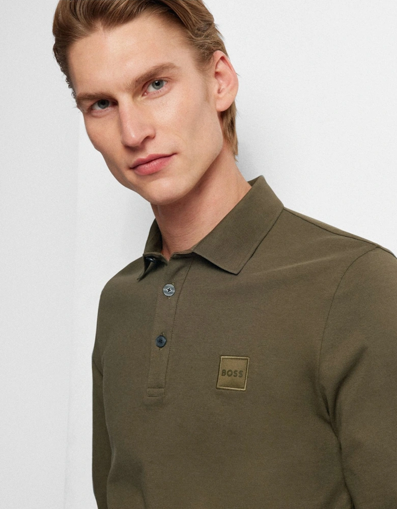 Slim Fit Long Sleeve Passerby Polo Shirt