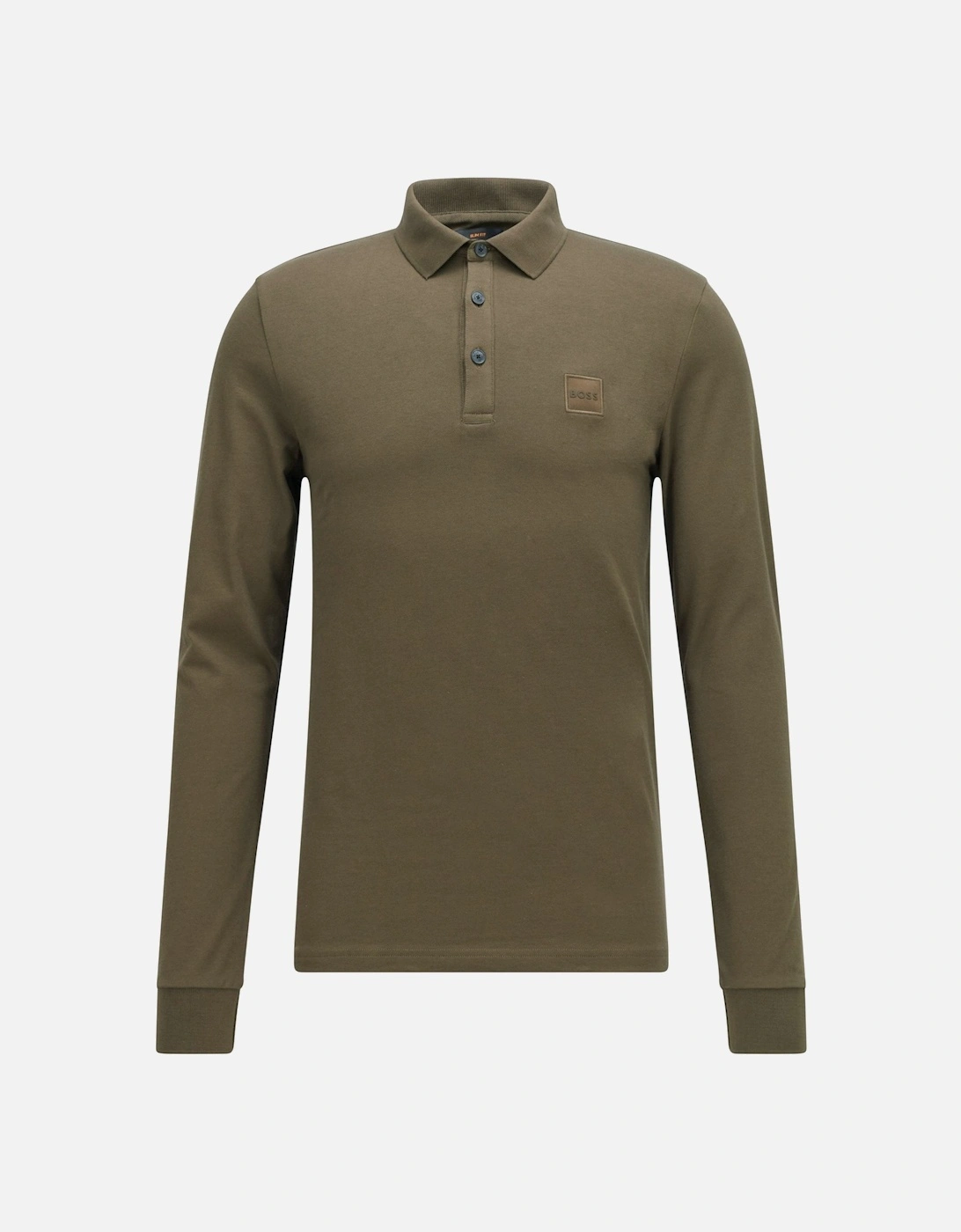 Slim Fit Long Sleeve Passerby Polo Shirt, 6 of 5