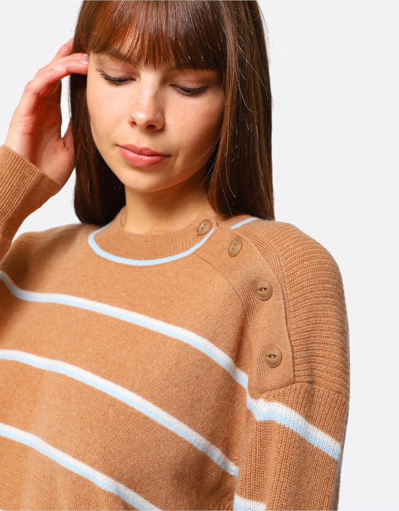 Pure Cashmere Striped Jumper