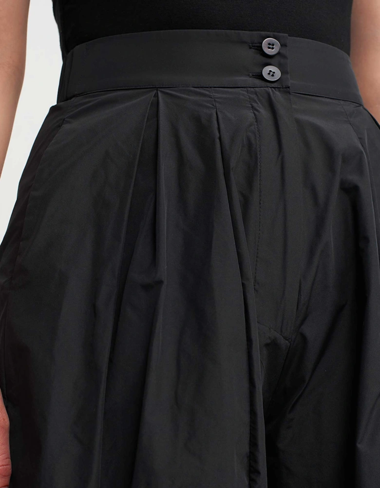 High Waisted Taffeta Trousers