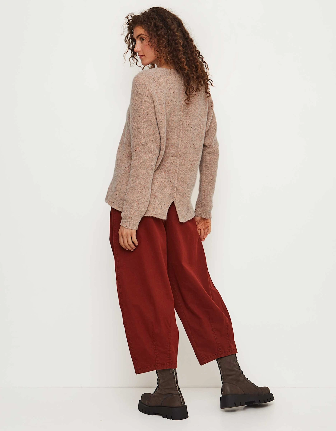 Cropped Graanit Trousers