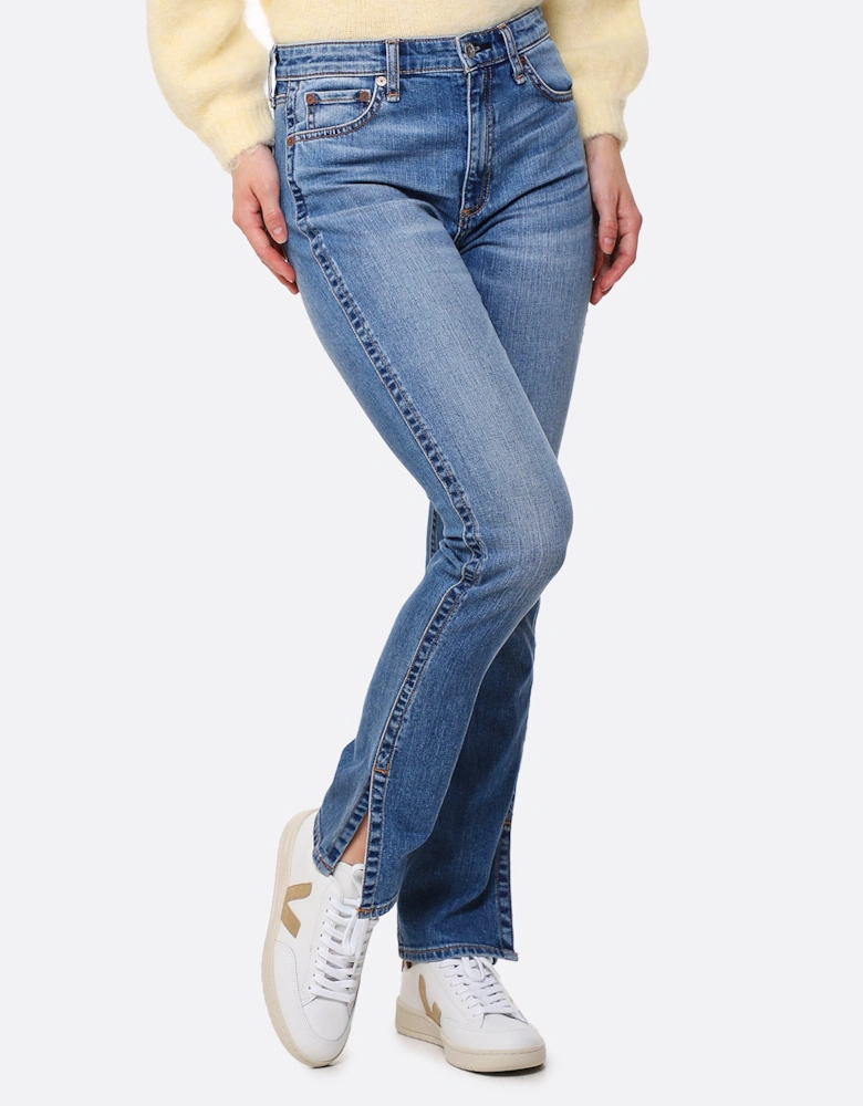 Nina High Rise Cigarette Jeans