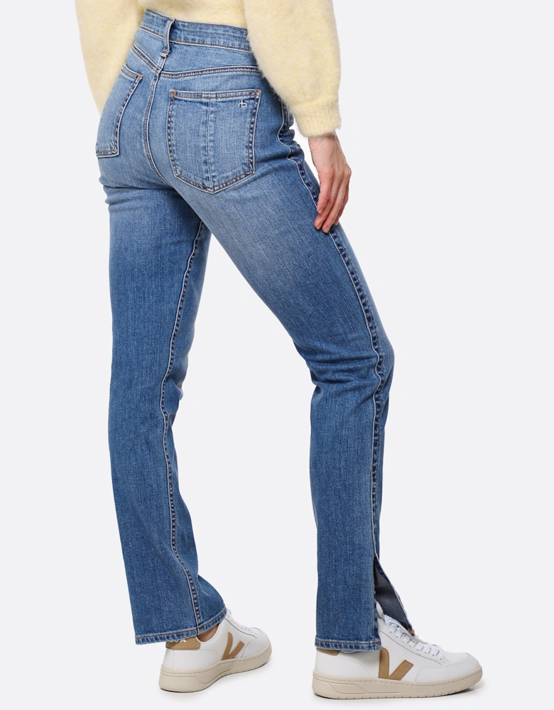 Nina High Rise Cigarette Jeans