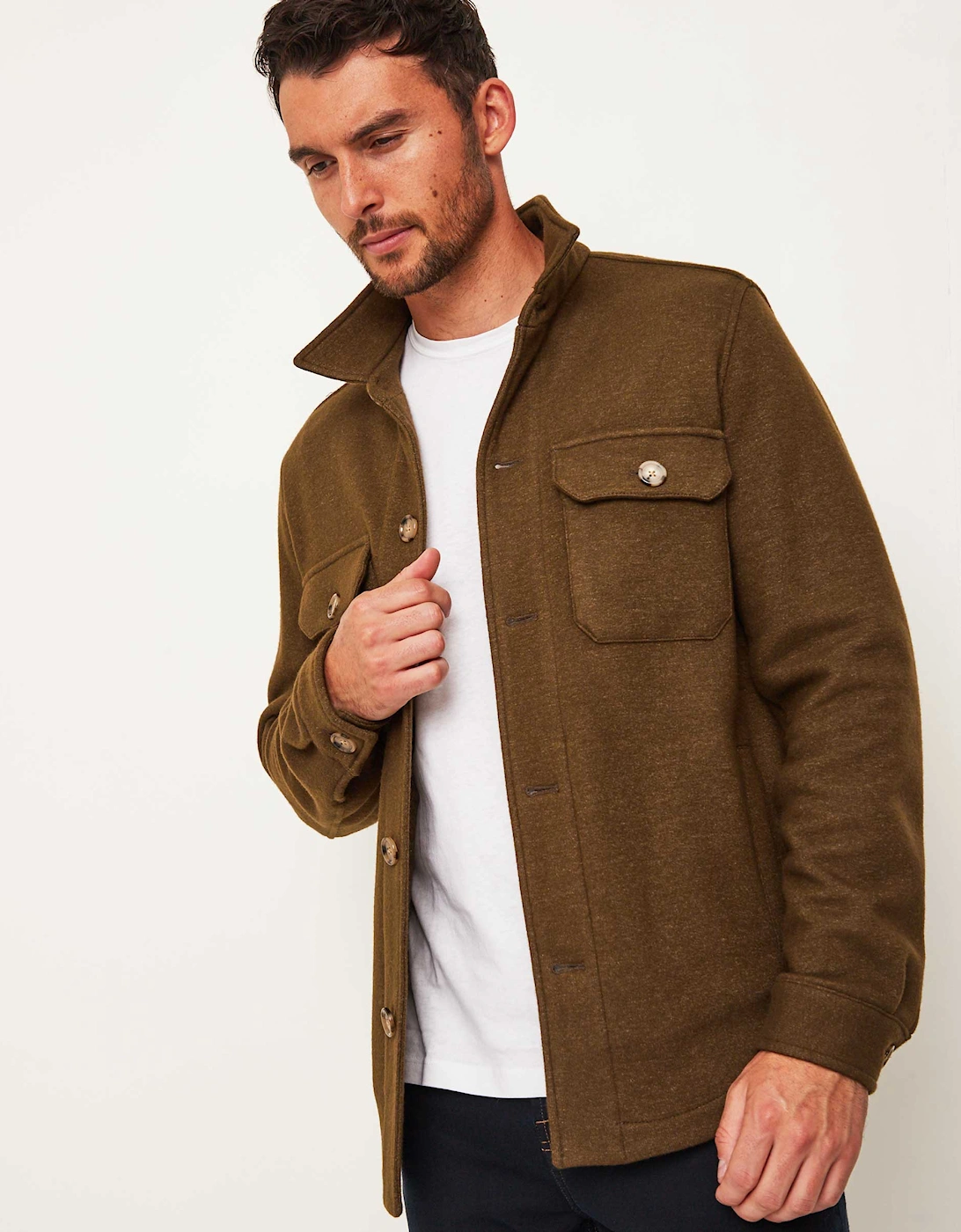 Virgin Wool C-Carper Overshirt