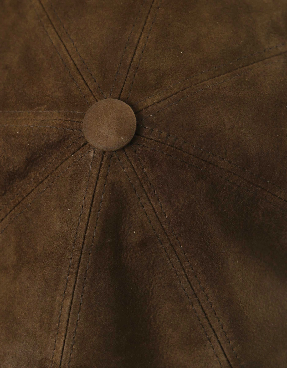 Nubuck Leather Hatteras Cap