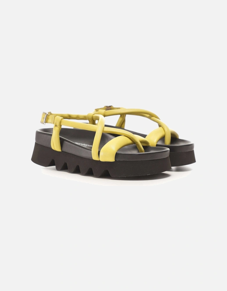 Yasu Leather Wave Sandals