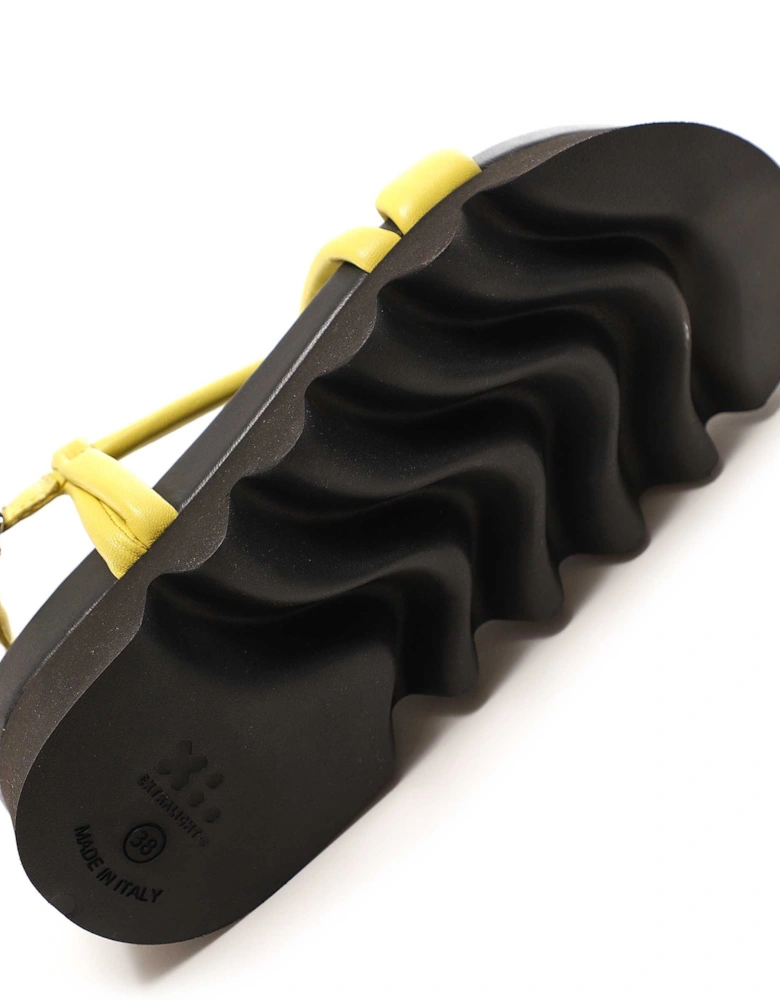 Yasu Leather Wave Sandals