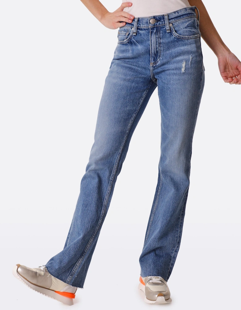 Peyton Mid-Rise Bootcut Jeans