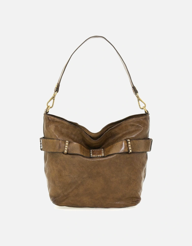 Bella Di Notte Leather Shoulder Bag