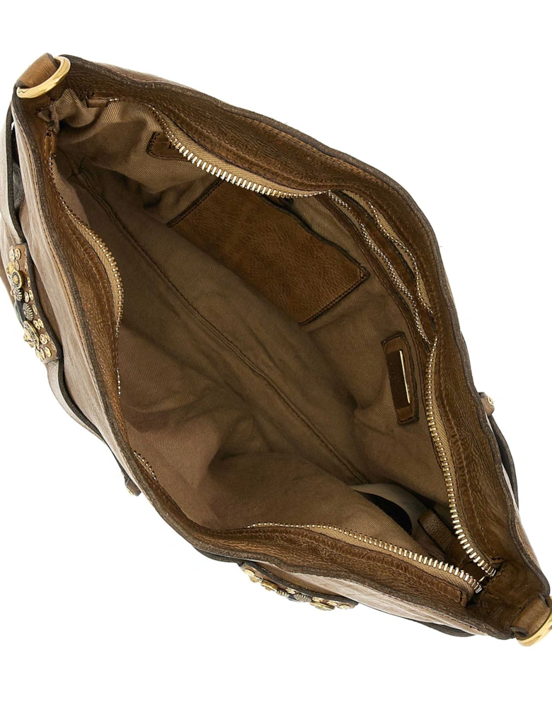 Bella Di Notte Leather Shoulder Bag