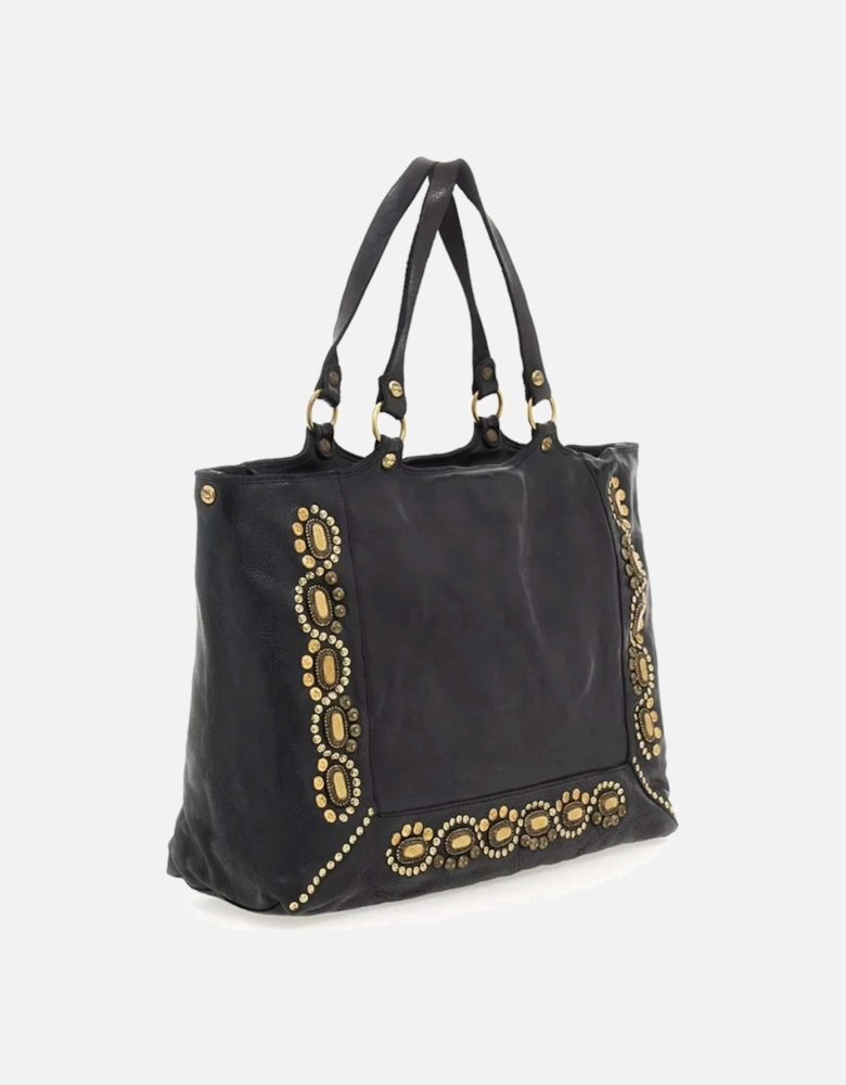 Cassiopea Leather Shopper Bag