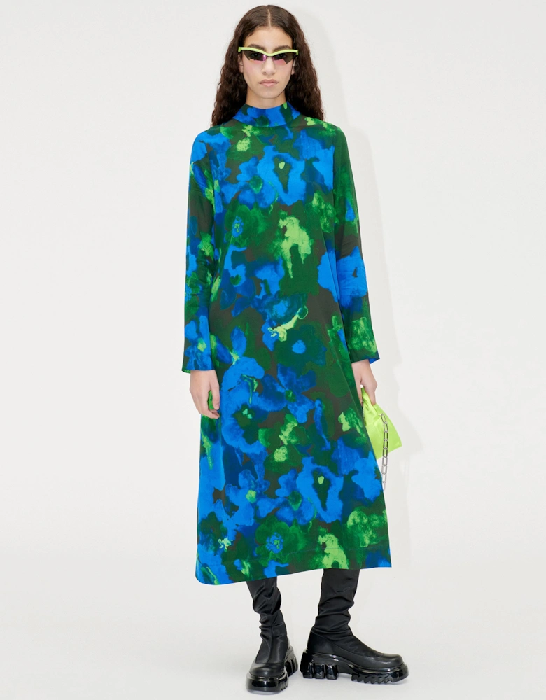 Millie Abstract Floral Dress