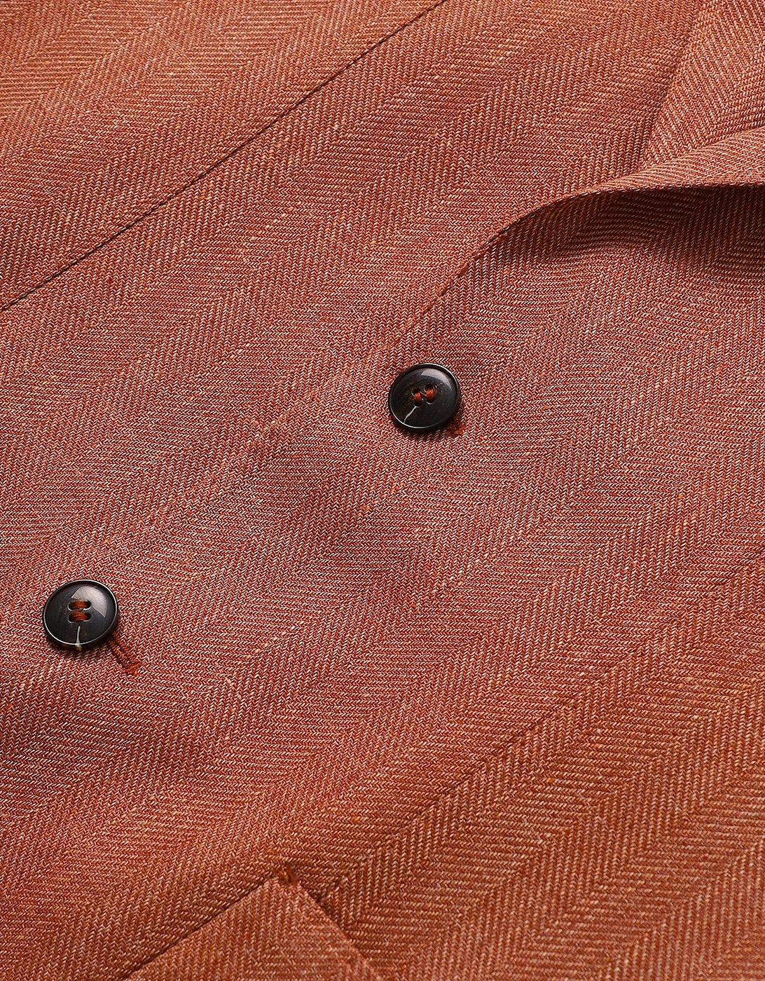 Wool-Linen Herringbone Fredirico Jacket