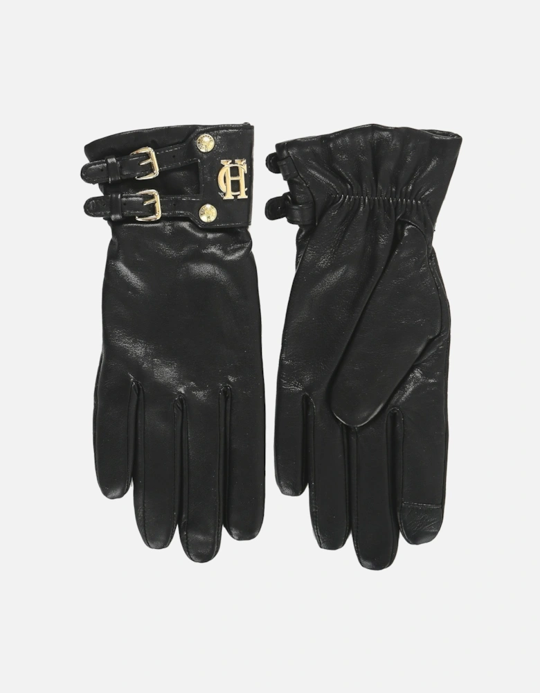Monogram Leather Gloves