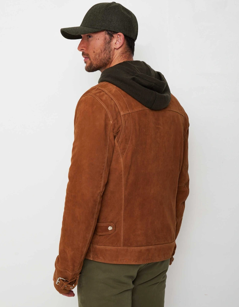 Suede Biker Jacket