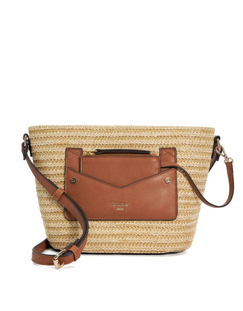 Accessories Davenporto - Raffia Cross Body Bag With Detachable Purse