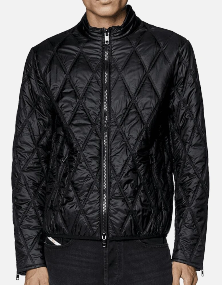 J-NIEL Black Down Puffer Jacket