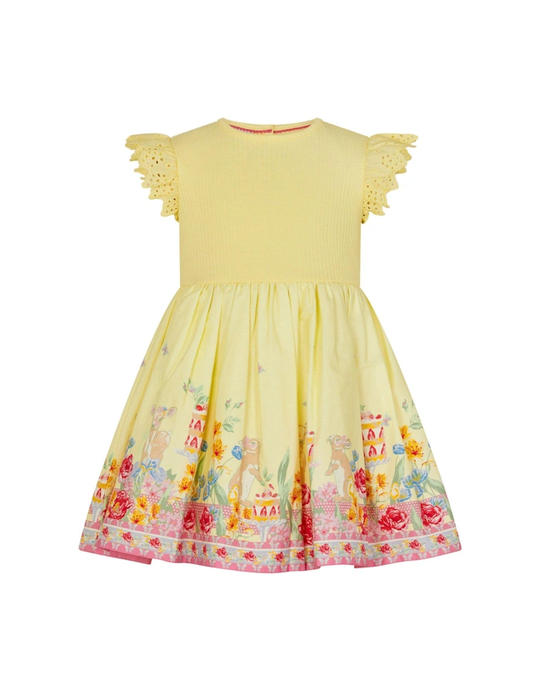 Baby Girls 2-In-1 Tea Dress - Yellow