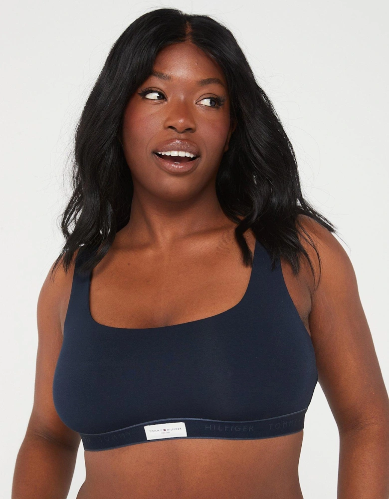 Established Unlined Bralette - Navy