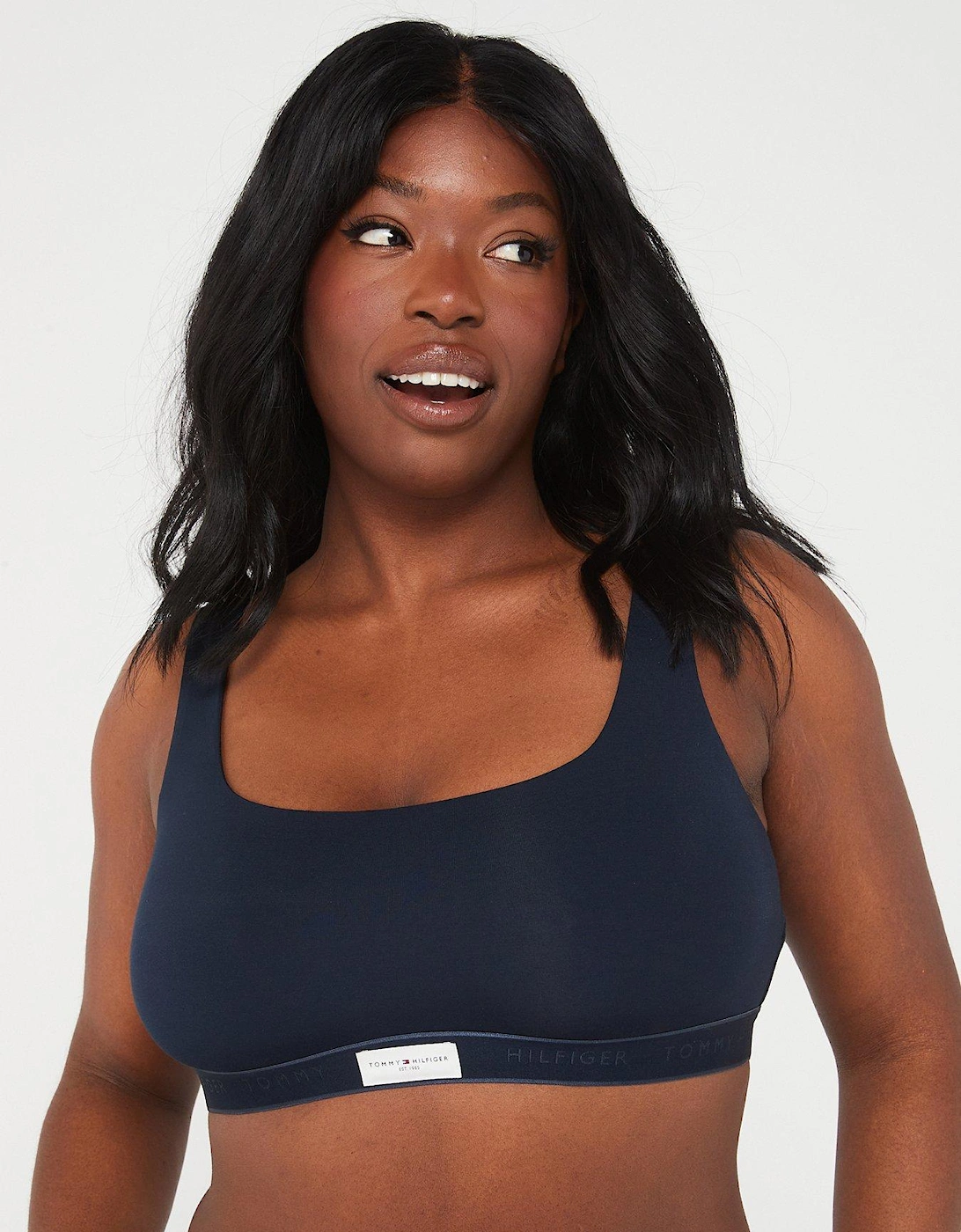 Established Unlined Bralette - Navy, 6 of 5