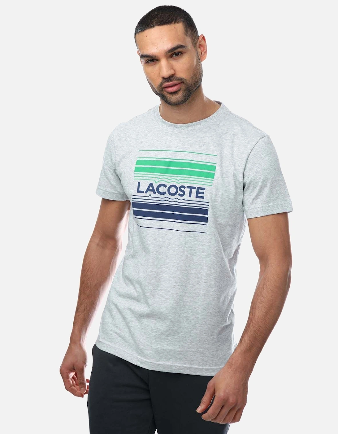 Mens Stylized Logo Print Organic Cotton T-Shirt, 5 of 4