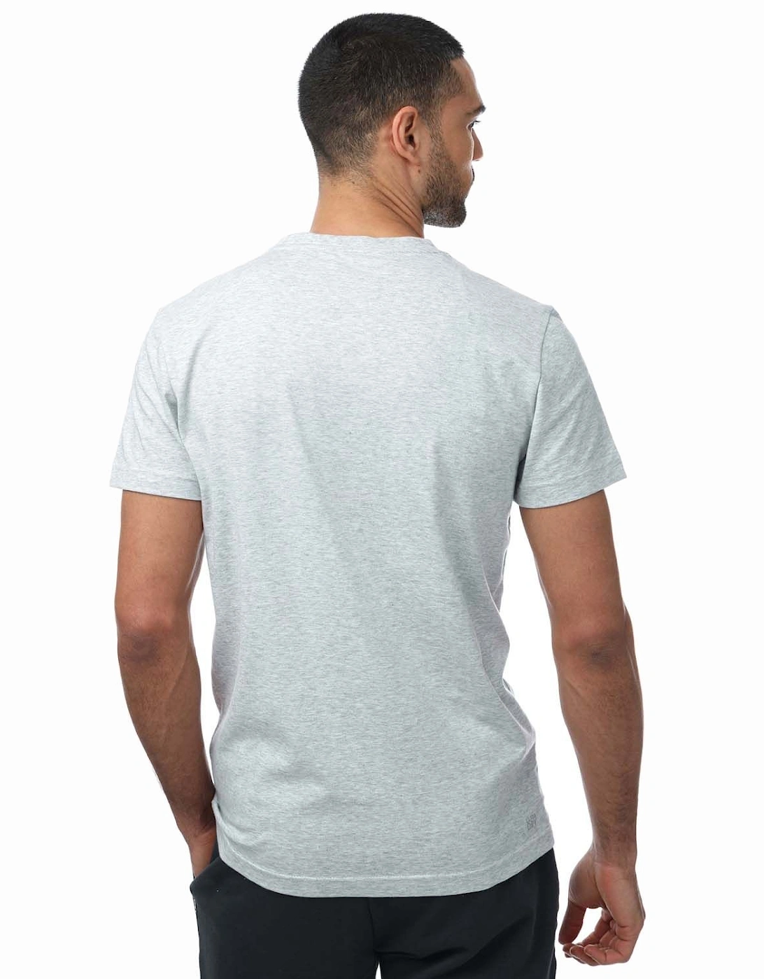 Mens Stylized Logo Print Organic Cotton T-Shirt