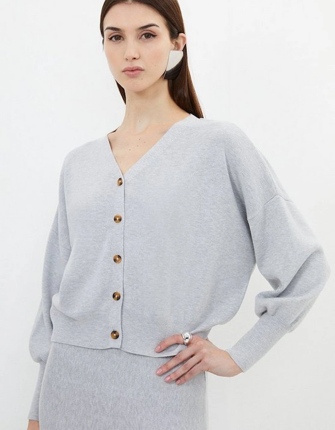 Premium Wool Button Through Knit Cardi, 5 of 4