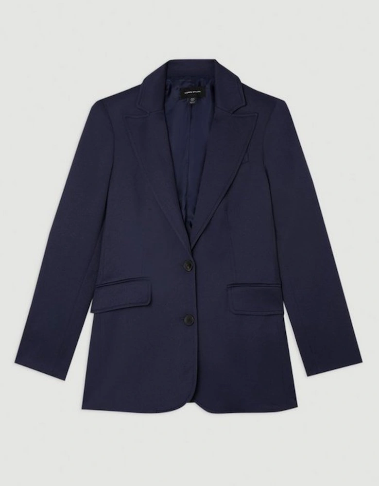 Relaxed Tailored Single Breasted Blazer