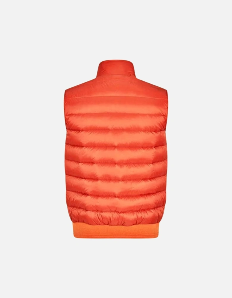 Tonal Circuit Gilet Orange Down Filled Jacket