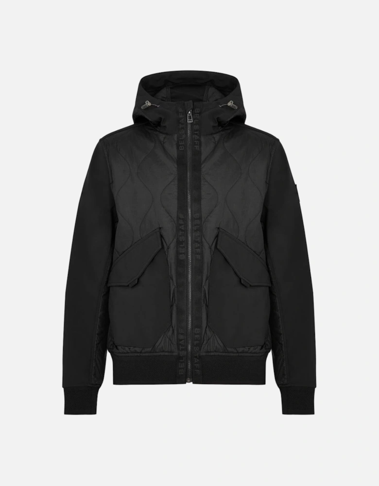 Limiter Black Hooded Jacket